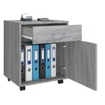 vidaXL Armoire roulante Sonoma gris 45x38x54 cm Bois d'ingénierie