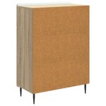 vidaXL Buffet Chêne Sonoma 66 x 34 5 x 92 cm Bois d'ingénierie