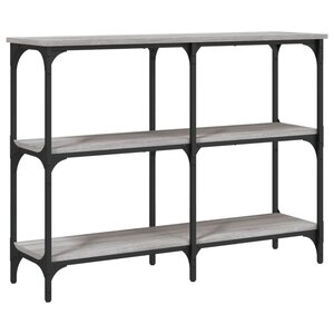 vidaXL Table console sonoma gris 100x29x75 cm bois d'ingénierie