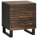 vidaXL Armoires de chevet 2 Pièces 40x33 5x46 cm Bois massif de mangue