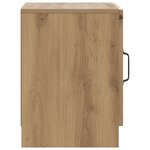 vidaXL Cabinet de chevet Chêne artisanal 43 x 34 5 x 47 cm
