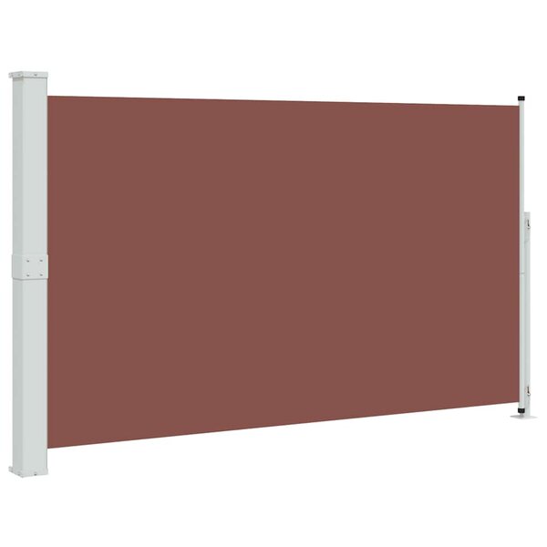 vidaXL Auvent latéral rétractable de patio 180x300 cm Marron