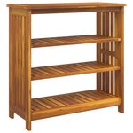 vidaXL Armoire de jardin Naturel 90 x 40 x 90cm Bois d'Acacia Massif