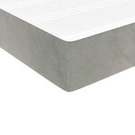 vidaXL Matelas de lit à ressorts ensachés 80x210x20 cm velours