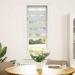 vidaXL Store zèbre blanc 45x100 cm largeur du tissu 40 9 cm polyester