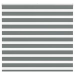 vidaXL Store zèbre gris foncé largeur du tissu 155 9 cm polyester