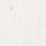 vidaXL Cadre de lit avec toit blanc 80x200 cm bois massif de pin