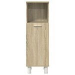 vidaXL Ensemble de meubles de salle de bain 3 Pièces chêne sonoma