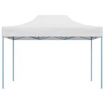 vidaXL Tente de réception pliable professionnelle 280x410x315 cm Acier Blanc