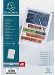 Pqt de 10 Pochettes coins A4 PP 0,12 mm Transparent lisse EXACOMPTA