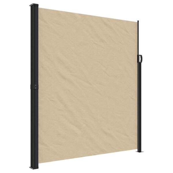 vidaXL Auvent latéral rétractable beige 220x600 cm