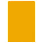 vidaXL Support de parapluie jaune moutarde   28x12x41 cm  Acier