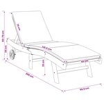 vidaXL Transat Polyester Marron et gris clair