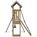 vidaXL Aire de jeux d'extérieur bois de pin imprégné