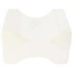 vidaXL Coussin pour genoux Gris 26 x 21 5 x 15 cm Polyester