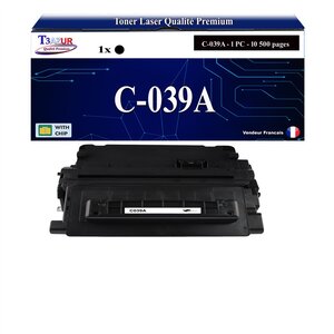 T3AZUR - Toner compatible avec Canon 039 (0287C001) pour Canon LBP351x  LBP352x Noir - 10 500p