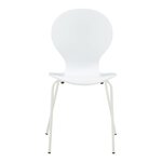Lot de 4 chaises de salle à manger 85 x 48 x 50 cm moderne design robuste blanc 03_0009816