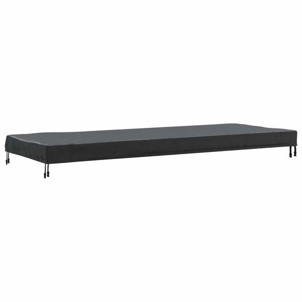 vidaXL Housse de Table 262 x 102 x 15 cm tissu Rectangulaire Noir
