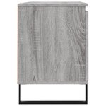 vidaXL Meuble TV sonoma gris 104x35x50 cm bois d'ingénierie