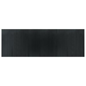 vidaXL Tapis rectangulaire gris 100x300 cm bambou
