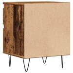 vidaXL Tables de chevet 2 Pièces vieux bois 40x35x50 cm bois d’ingénierie