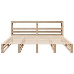 vidaXL Cadre de lit sans matelas 180x200 cm bois massif de pin
