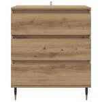 vidaXL Buffet Chêne artisanal 60 x 35 x 70 cm Bois d'ingénierie