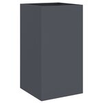 vidaXL Jardinière anthracite 42x38x75 cm acier