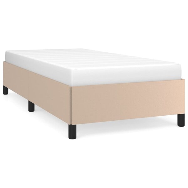 vidaXL Cadre de lit sans matelas cappuccino 80x200 cm similicuir