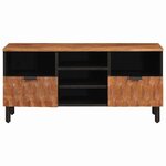 vidaXL Meuble TV avec tiroir Finition Acacia Brun 100 x 33 x 46 cm