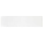 vidaXL Table console blanc 110 x 30 x 76 cm bois d'ingénierie