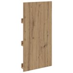 vidaXL Étagère à magazines Chêne artisanal 51 x 11 x 102 cm