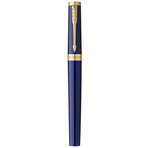 Stylo plume PARKER INGENUITY  Bleu  Finition dorée  Plume Fine  cartouche d'encre noire  coffret cadeau