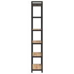 vidaXL Bibliothèque chêne artisanal 60 x 30 x 188 cm Bois d'ingénierie