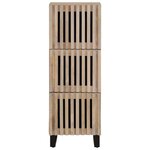 vidaXL Buffet 40x34x110 cm bois de manguier massif