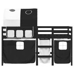 vidaXL Lit mezzanine enfants avec tunnel sans matelas 90x200 cm