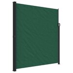 vidaXL Auvent latéral rétractable vert foncé 220x300 cm
