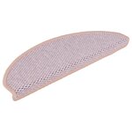 vidaXL Tapis d'escalier autocollants 30 Pièces 65x21x4 cm rose