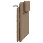 vidaXL Coussin de tête de lit Viana cappuccino 100 cm similicuir