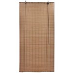 vidaXL Stores roulants en bambou 2 Pièces Marron 120x220 cm