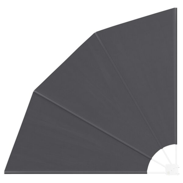 vidaXL Écran de confidentialité pour balcon Noir 160 x 160 cm tissu