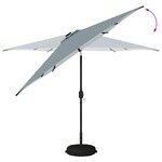 vidaXL Parasol de jardin avec lumières LED et base 300 x 300 cm