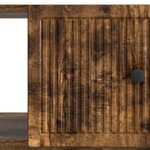 vidaXL Table basse Chêne fumé 90 x 50 x 40 cm Bois d'ingénierie