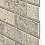 vidaXL Panneaux muraux 3D avec design de brique sable 11 Pièces EPS