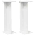 vidaXL Support de Plante 2 pièces Blanc 25 x 25 5 x 80 5 cm