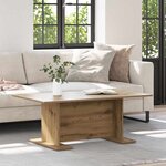 vidaXL Table basse chêne artisanal 103 5 x 60 x 40 cm