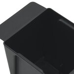 vidaXL Caisses à fleurs pour palettes Euro 24 pc Noir Polypropylène