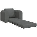 vidaXL Canapé-Lit Gris foncé 98 x 71 x 83 cm Velours