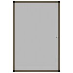 vidaXL Moustiquaire pour fenêtres Marron 90x120 cm