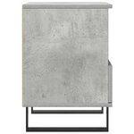 vidaXL Tables de chevet 2 Pièces gris béton 40x35x50 cm bois d’ingénierie